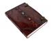 Extra Large 7 Chakra Stone Wicca Handmade Book Of Shadows Leather Journal